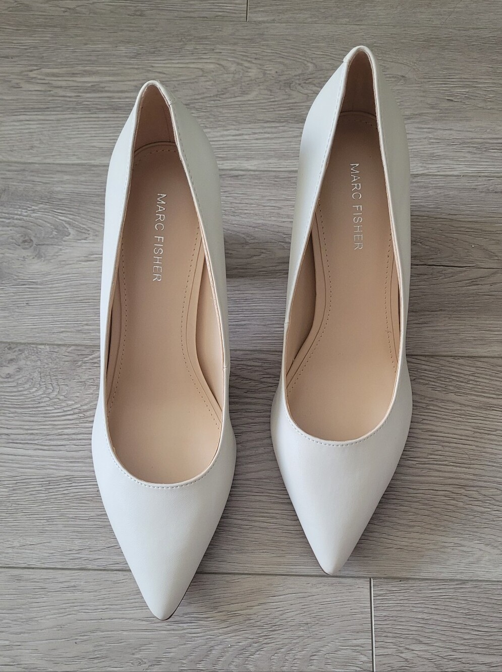 🆕️ Marc Fisher Ivory Pointed-Toe Pumps